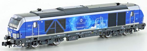 Kato HobbyTrain Lemke H3103 - Diesel Locomotive BR247 Vectron DE InfraLeuna